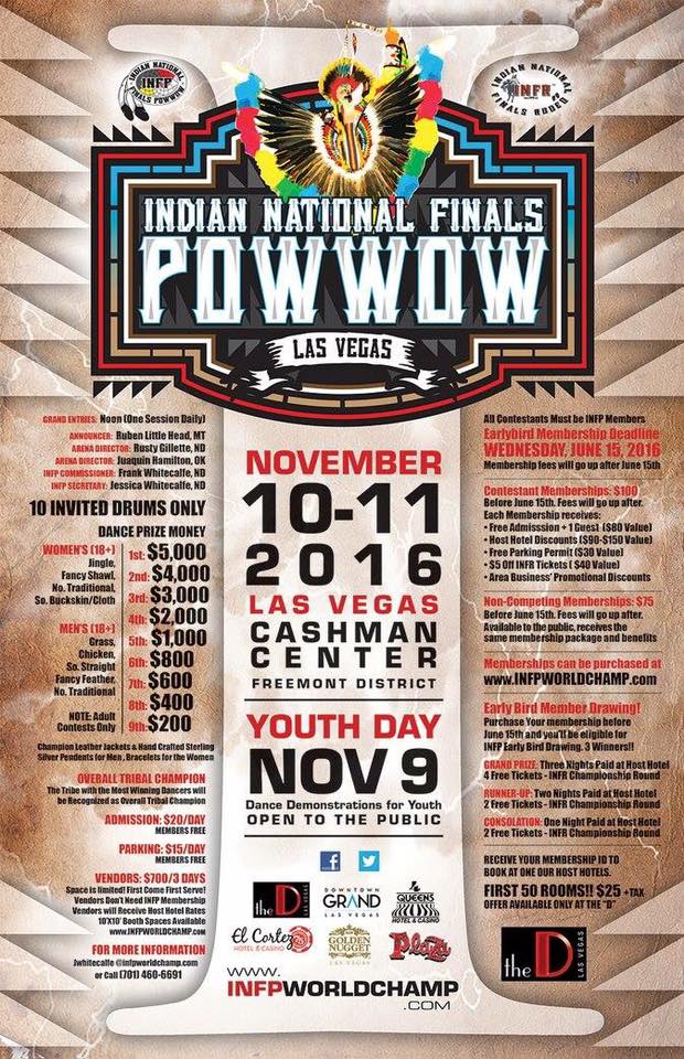 INDIAN NATIONAL FINALS POWWOW LAS VEGAS Pow Wow Calendar