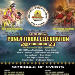 147th Annual Ponca Tribal Celebration Pow Wow 2023