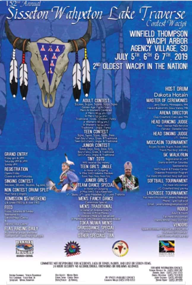 152nd Annual Sisseton Wahpeton Oyate of the Lake Traverse Contest Wacipi (2019)