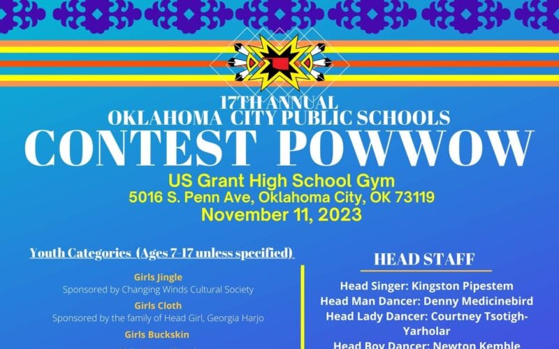 17th Annual Oklahoma City Public Schools Contest Pow Wow 2023