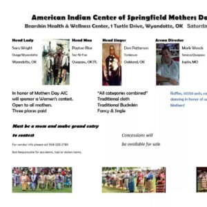 American Indian Center of Springfield Mothers Day Dance
