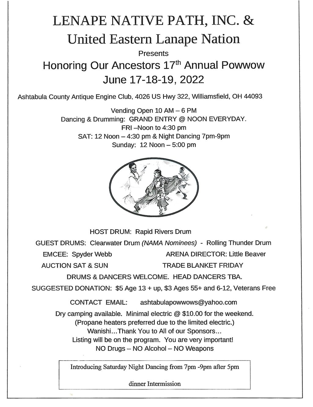 Honoring Our Ancestors 17th Annual Pow Wow 2022