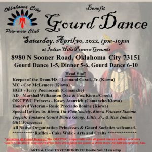 Oklahoma City Pow Wow Club All Gourd Dance Benefit