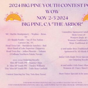 2024 Big Pine Youth Contest Pow Wow