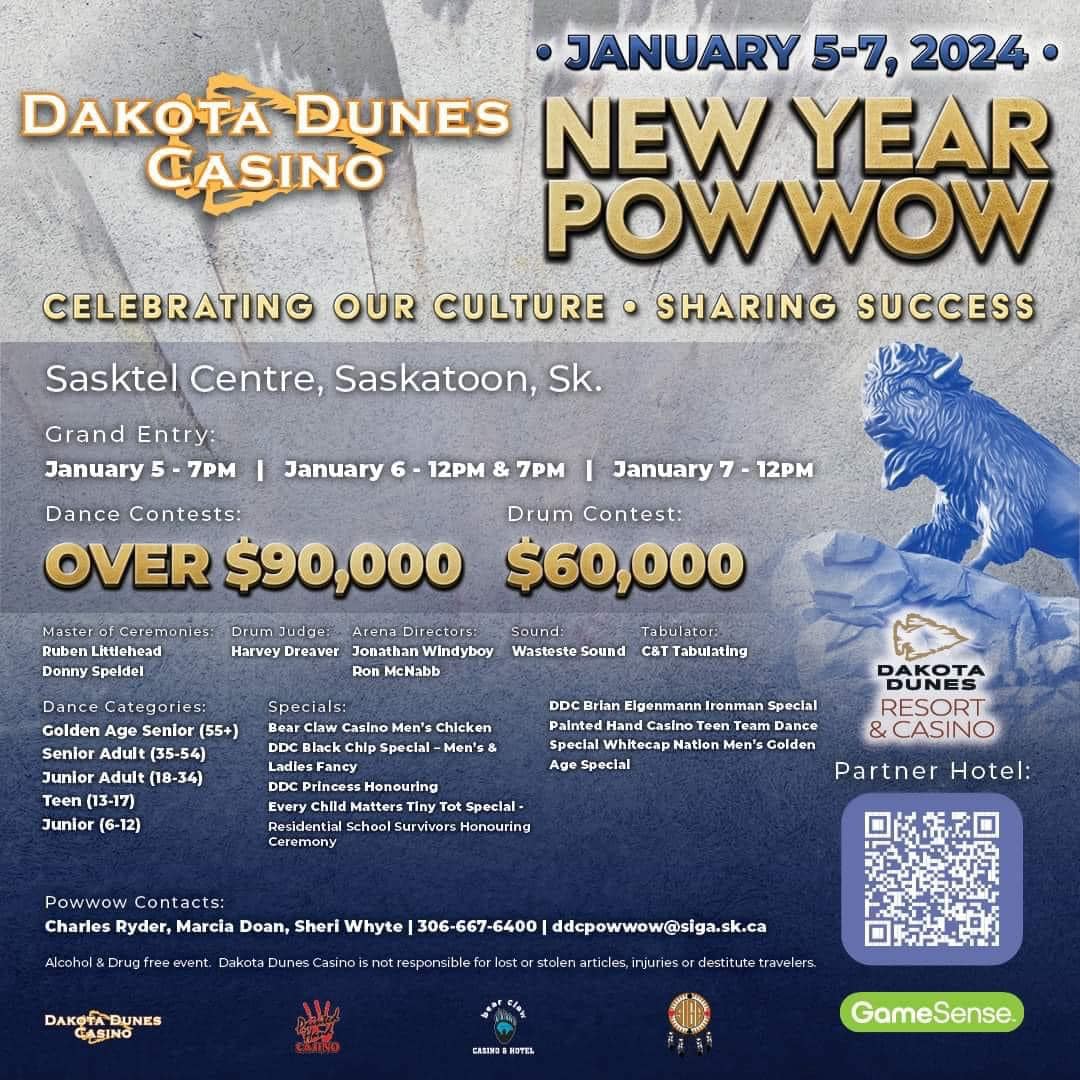 Dakota Dunes Casino New Year Pow Wow 2024
