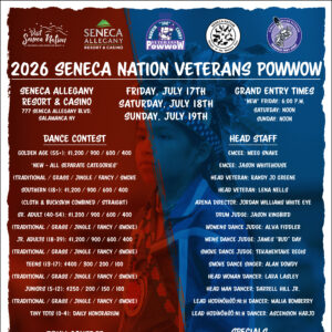 Marvin Joe Curry Seneca Veterans Pow Wow 2026