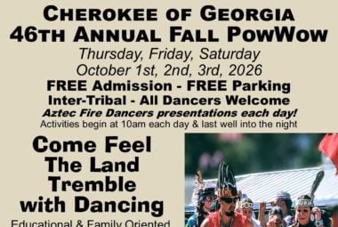Cherokee of Georgia 45th Annual Fall Pow Wow 2026