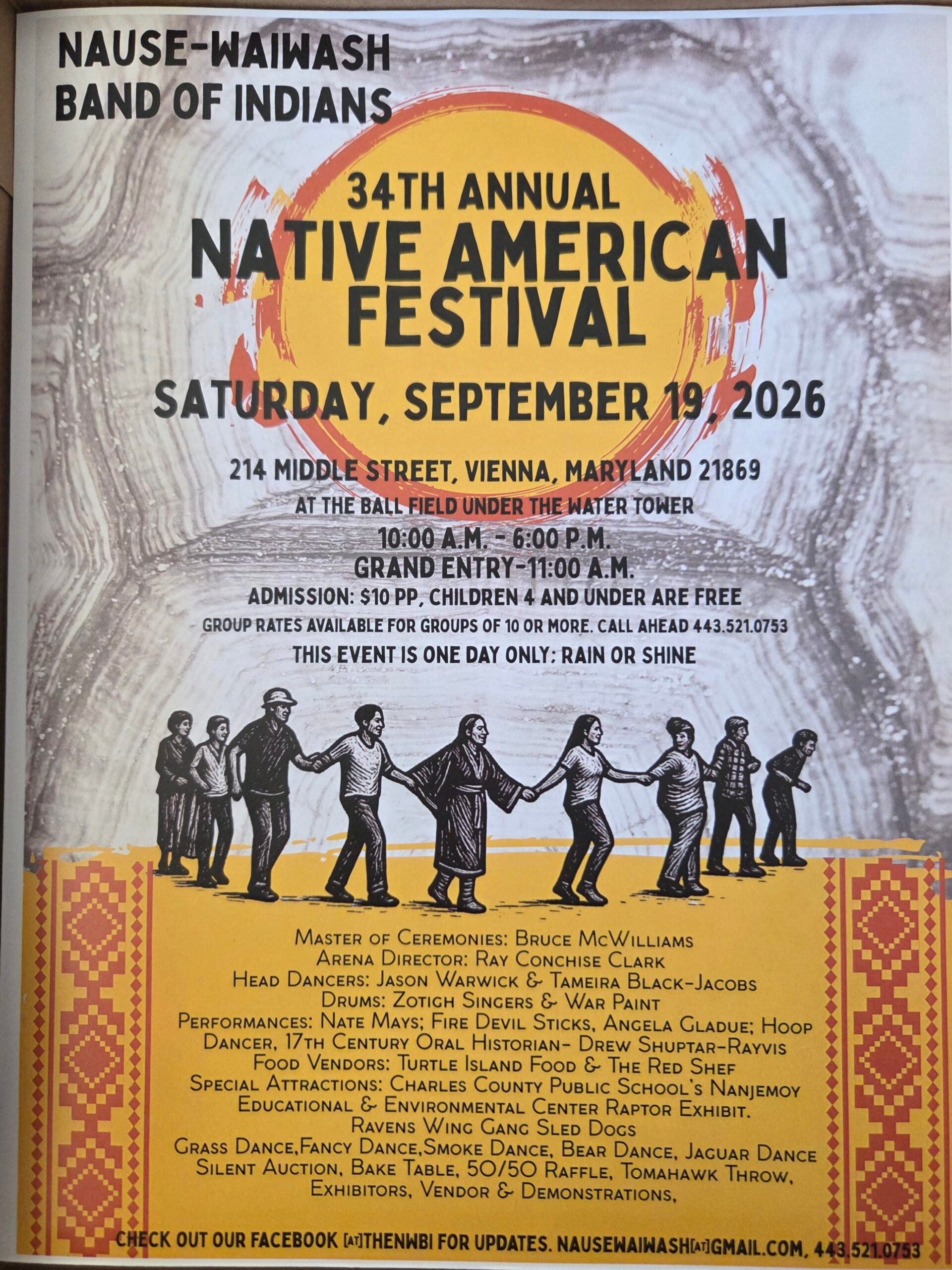 Nause-Waiwash Band of Indians 34th Annual Native American Festival 2026
