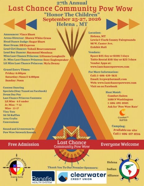 Last Chance Community Pow Wow 2026