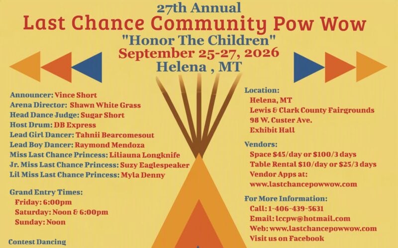 Last Chance Community Pow Wow 2026