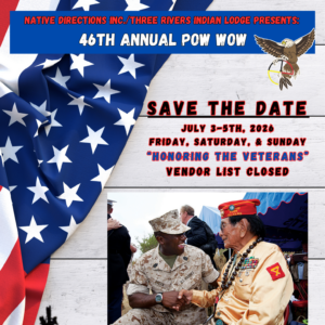 Native Directions Inc. Presents: Three Rivers Indian Lodge 46th Annual Pow Wow 2026