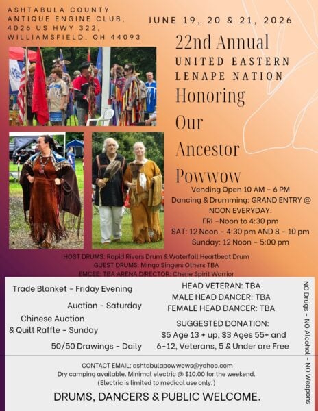 Honoring Our Ancestors 22nd Annual Pow Wow 2026