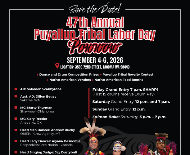 47th Annual Puyallup Tribal Pow Wow 2026
