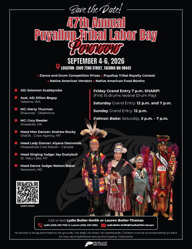 47th Annual Puyallup Tribal Pow Wow 2026