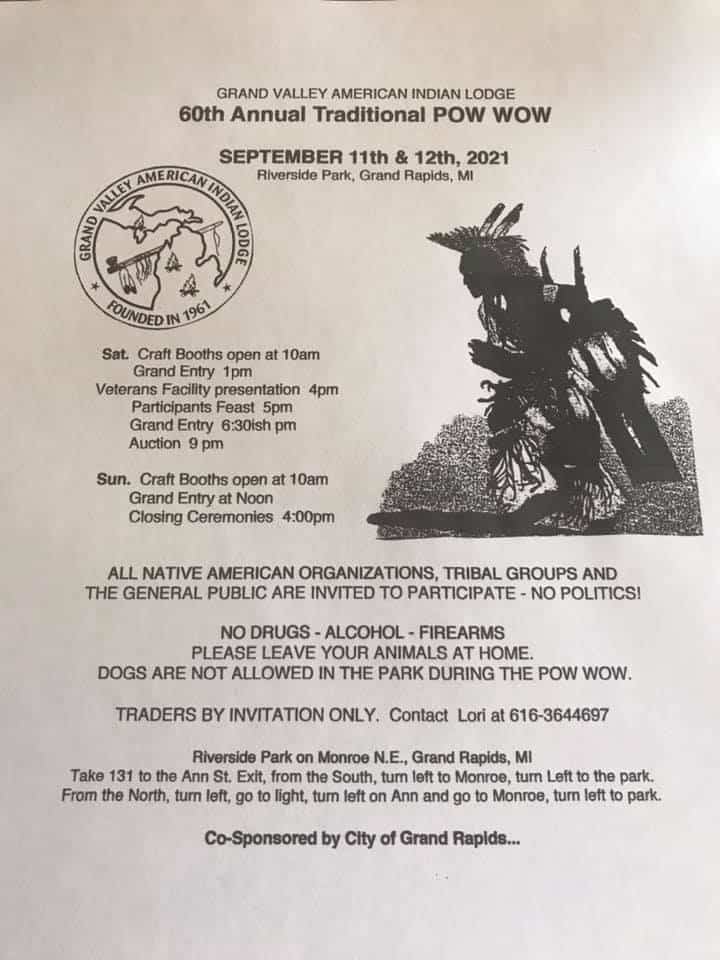 Grand Valley American Indian Lodge 60th Annual Traditional Pow Wow