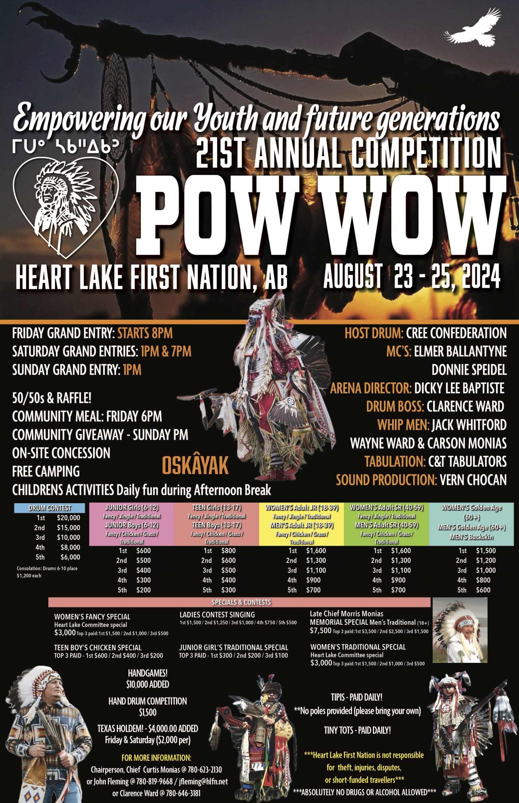 21st Annual Competition Pow Wow (Alberta) 2024 Pow Wow Calendar