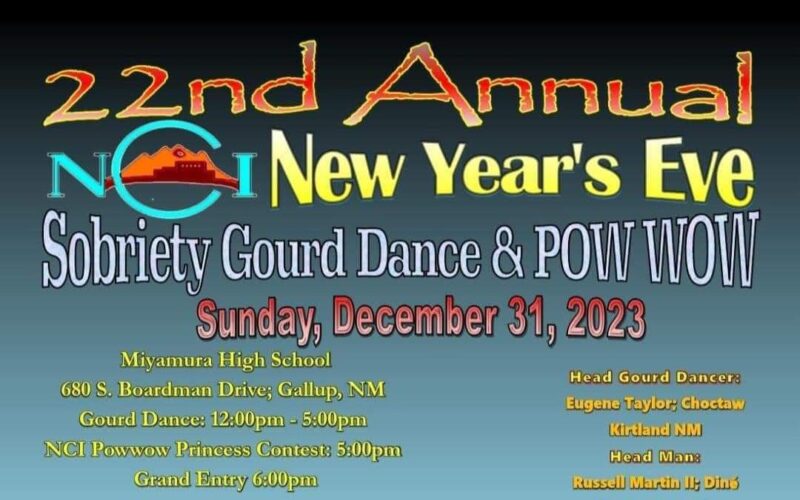22nd Annual NCI New Year’s Eve Sobriety Gourd Dance and Pow Wow