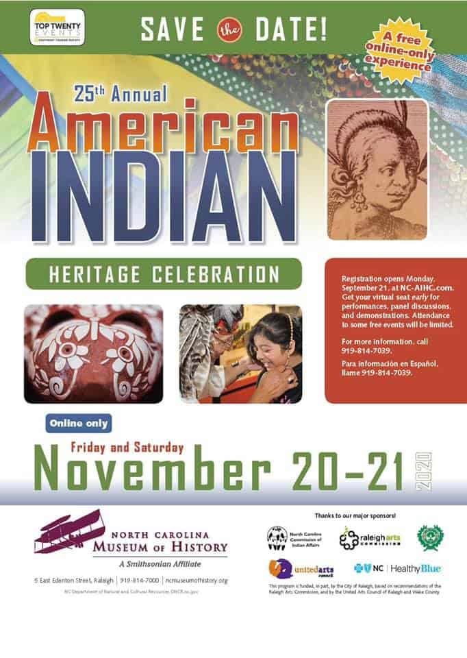 25th Annual American Indian Heritage Celebration - Online Only