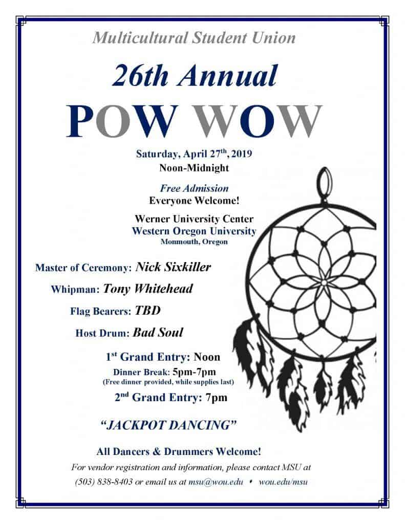 26th Annual Multicultural Student Union's Pow Wow (2019)