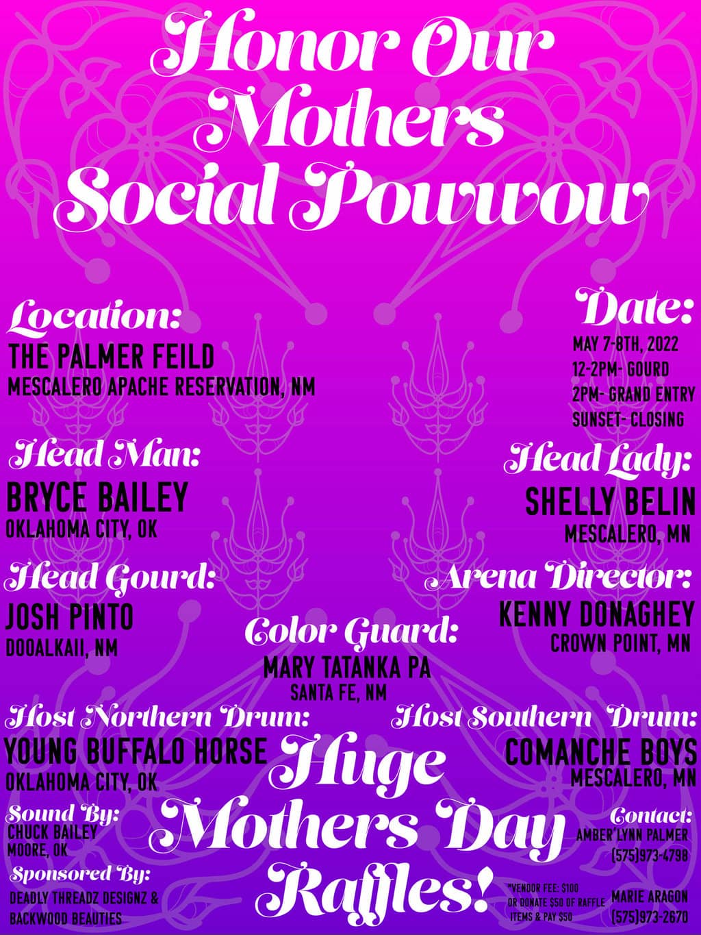 Honor Our Mother's Social Pow Wow 2022