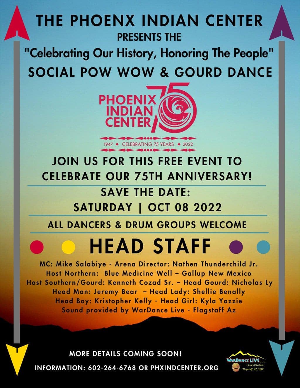 The Phoenix Indian Center Social Pow Wow & Gourd Dance 2022