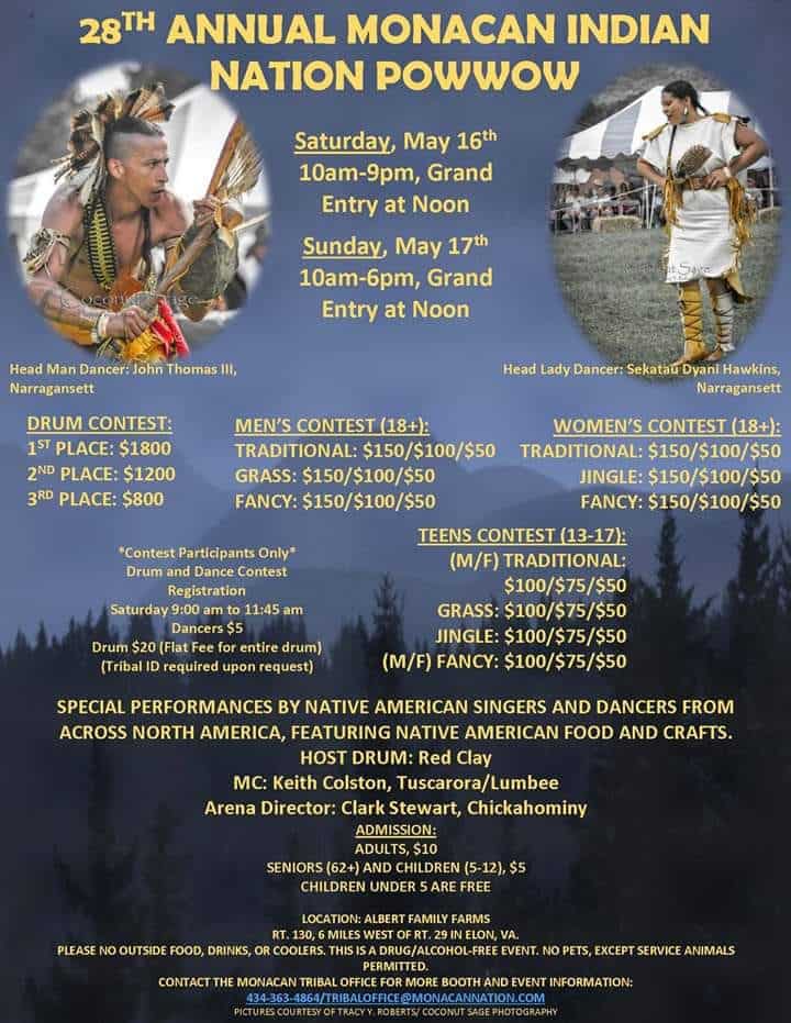 28th Annual Monacan Indian Nation Pow Wow