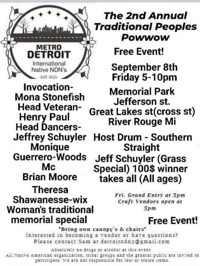 The 2nd Annual Traditional Peoples Pow Wow 2023