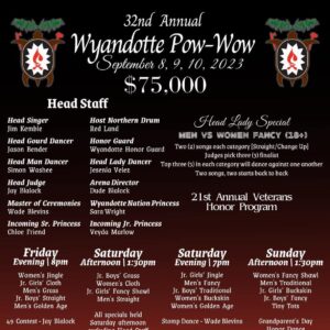 32nd Annual Wyandotte Pow Wow 2023