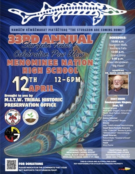 33rd Annual Sturgeon Feast & Celebration Pow Wow 2025