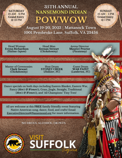 35th Annual Nansemond Nation Indian Tribe Pow Wow 2023