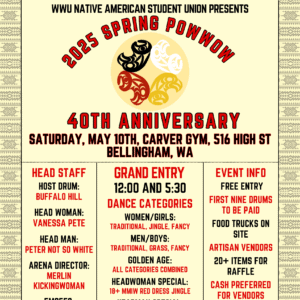 40th Anniversary Western Washington University Spring Pow Wow 2025