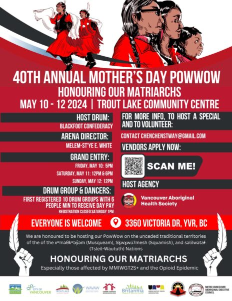 40th Annual Mother’s Day Pow Wow (Vancouver) 2024