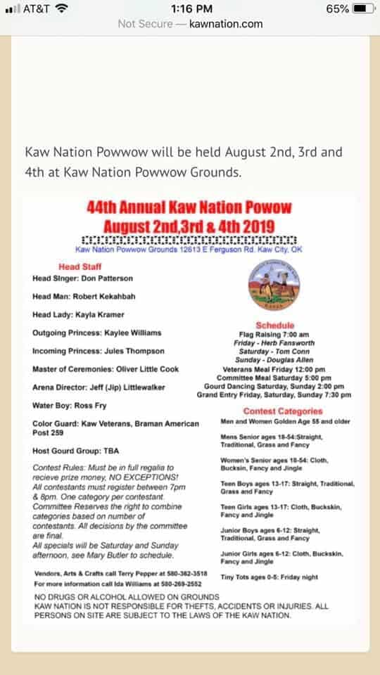 44th Annual Kaw Nation Powwow (2019)