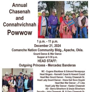 Annual Chasenah and Connahvichnah Pow Wow 2024