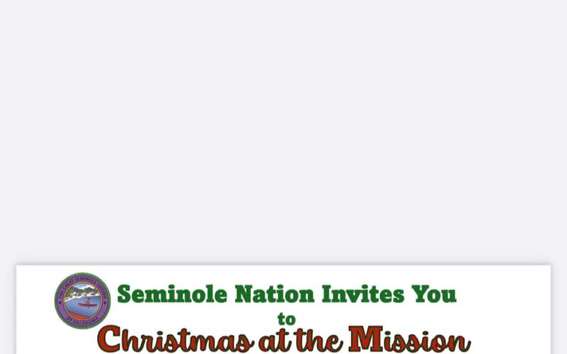 Seminole Nation Christmas at the Mission 2024 Pow Wow Calendar