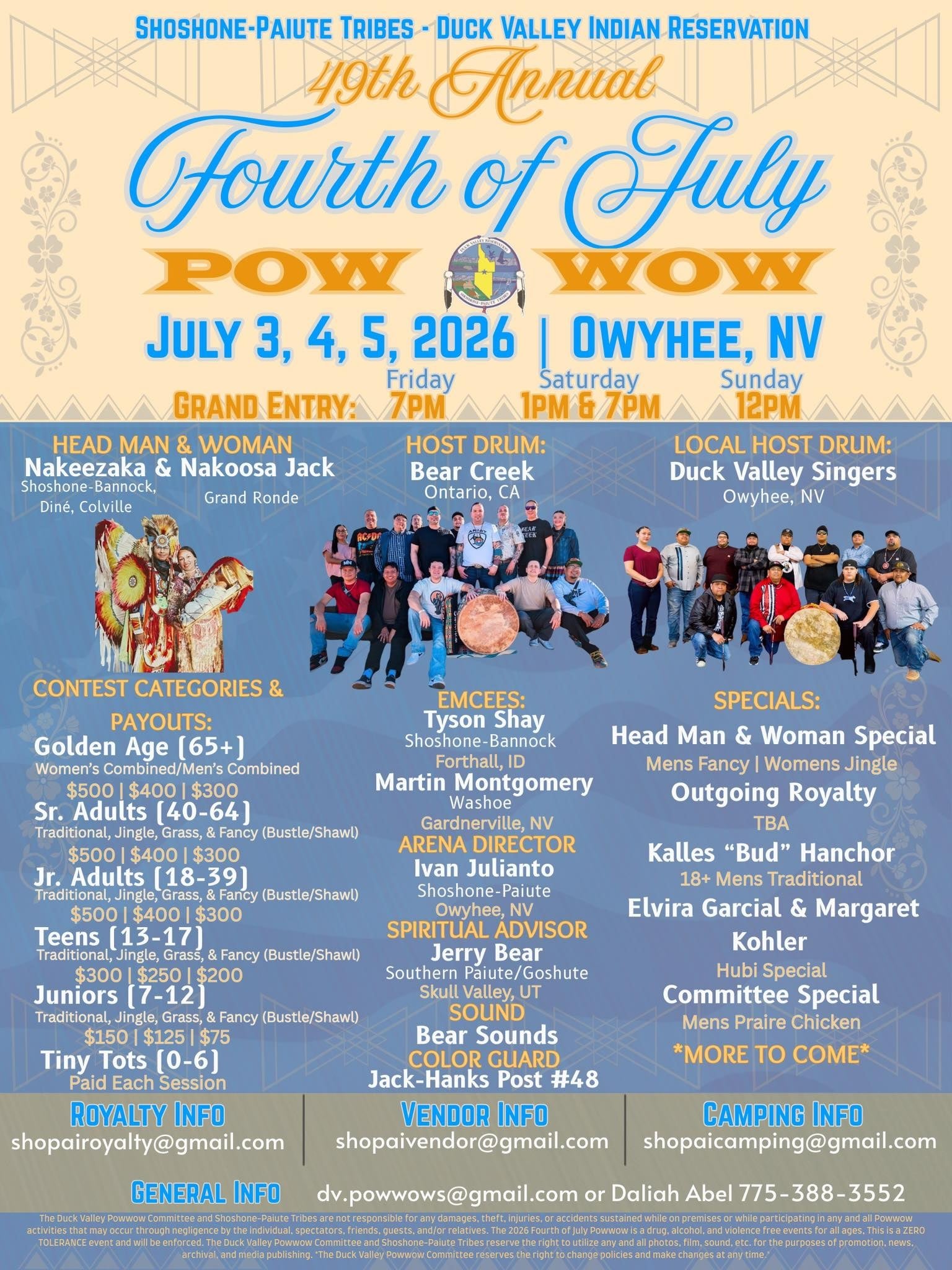 4th of July Pow Wow (Owyhee, NV) 2026