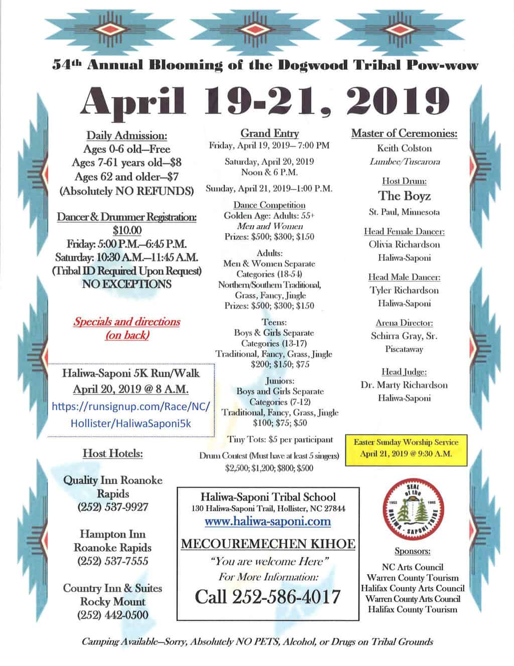 54th Annual Blooming of the Dogwood Tribal Pow Wow (2019)