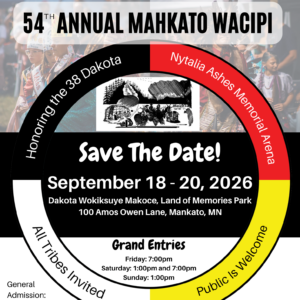 Mahkato 54th Annual Traditional Pow Wow 2026