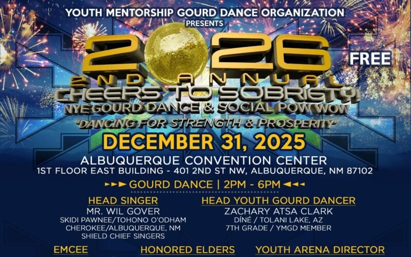 2nd Annual Cheers to Sobriety NYE Gourd Dance & Social Pow Wow 2025