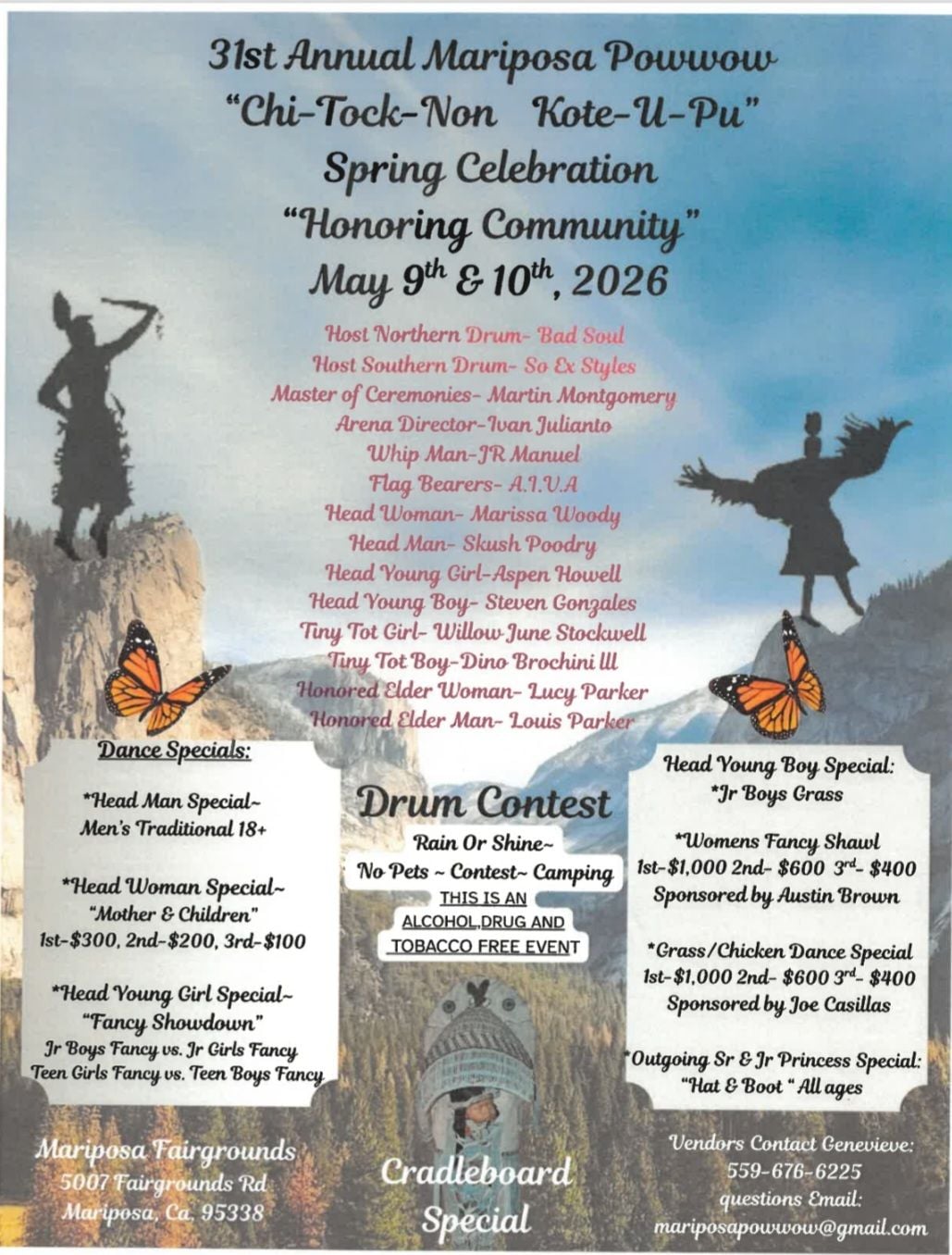 31st Annual Mariposa Pow Wow 2026