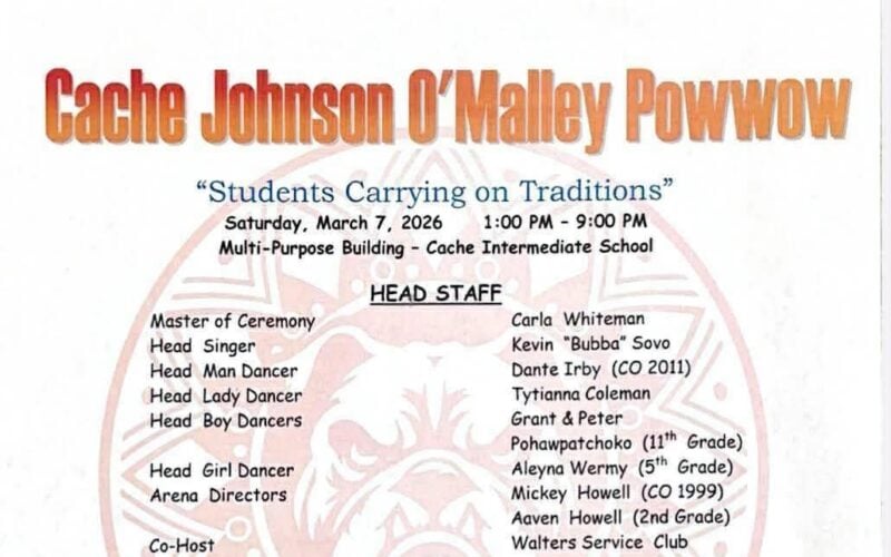 Cache Johnson O’Malley Pow Wow 2026