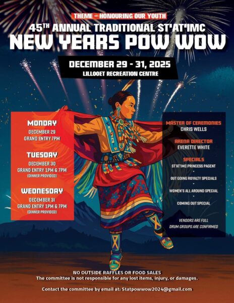 45th Annual Traditional ST’AT’IMC New Years Pow Wow 2025