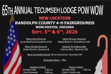 65th Annual Tecumseh Lodge Pow Wow 2026