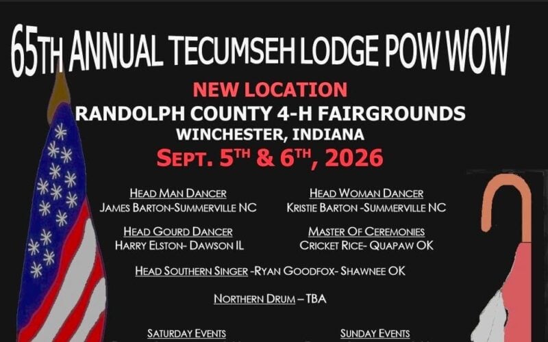 65th Annual Tecumseh Lodge Pow Wow 2026