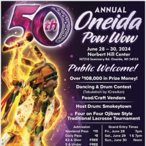 50th Annual Oneida Pow Wow 2024