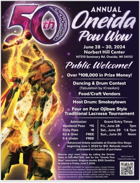 50th Annual Oneida Pow Wow 2024