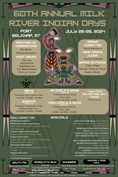 60th Annual Milk River Indian Days 2024