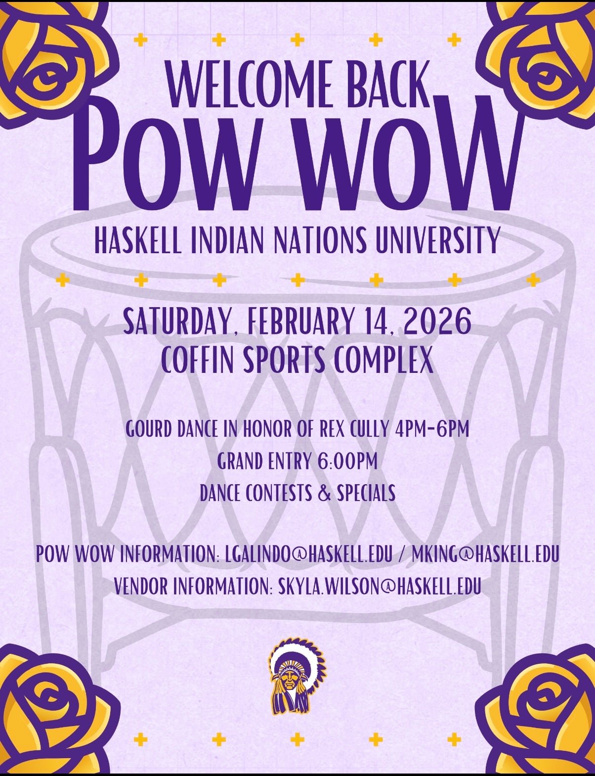 Haskell Indian Nations University Welcome Back Pow Wow 2026