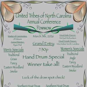 United Tribes of North Carolina Annual Conference Pow Wow 2026