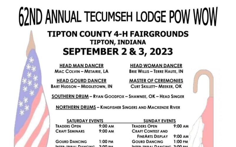 62nd Annual Tecumsah Lodge Pow Wow 2023